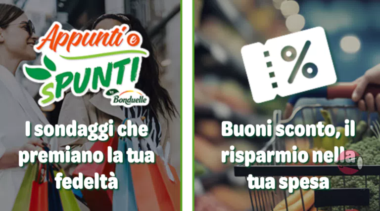 Bonduelle “Appunti e Spunti” 2023-2024: ricevi gift card