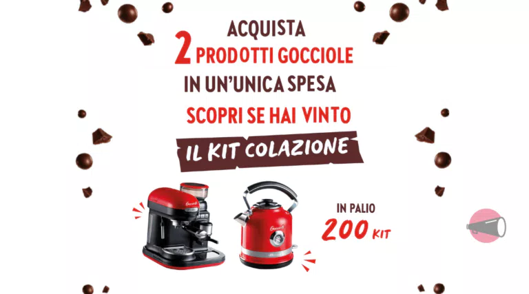 Vinci con Gocciole: in palio 200 kit colazione Ariete