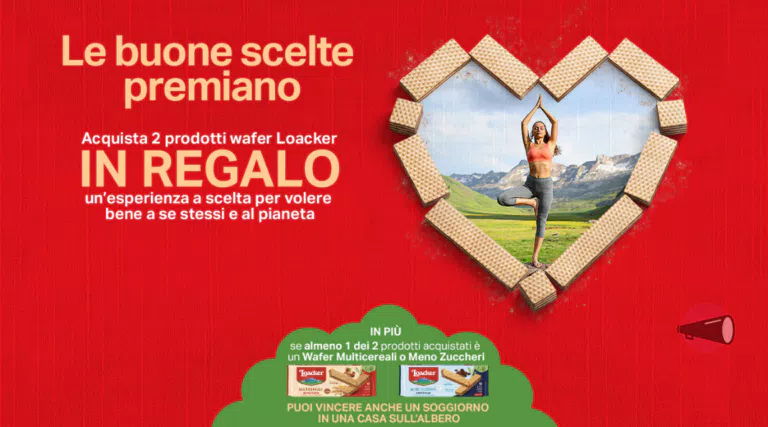 Loacker “Le buone scelte premiano”: in regalo esperienze (sempre) e vinci soggiorno