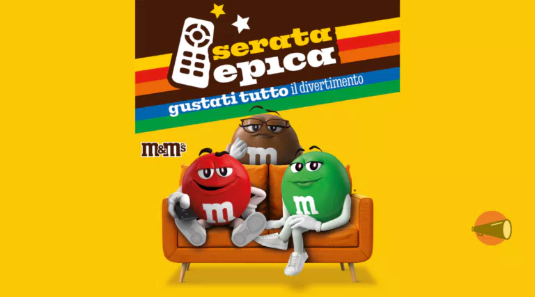 M&M’S “Serata Epica”: vinci 300 felpe M&M's e potrai incontrare Guglielmo Scilla!