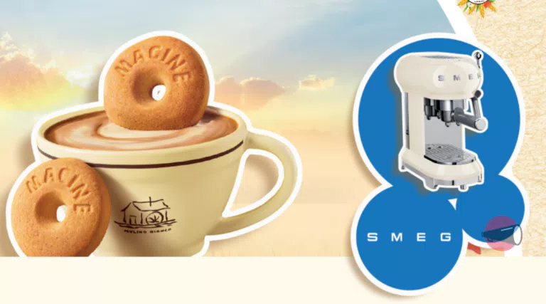 Concorso Mulino Bianco 2023: vinci 81 macchine caffè SMEG 50’s Style
