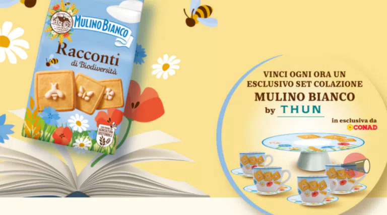 Concorso Mulino Bianco “Biofelicità 2023”: vinci ogni ora Set Thun da colazione
