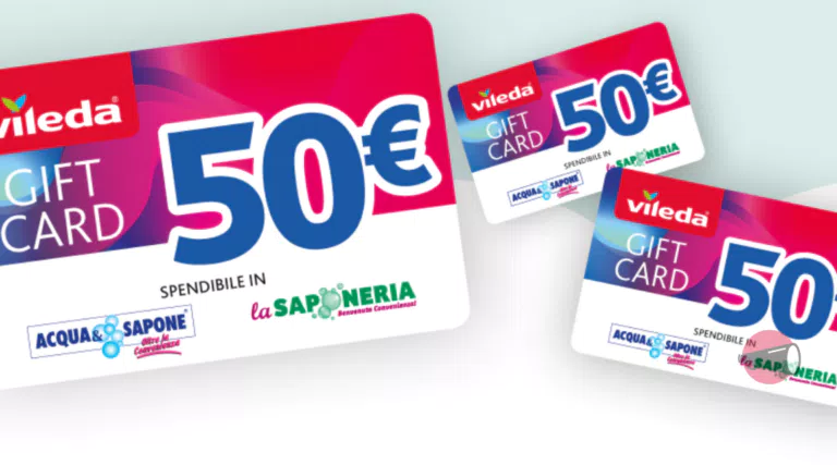 Shopping leggero con Vileda: vinci buoni spesa e un voucher da 1.500 €!