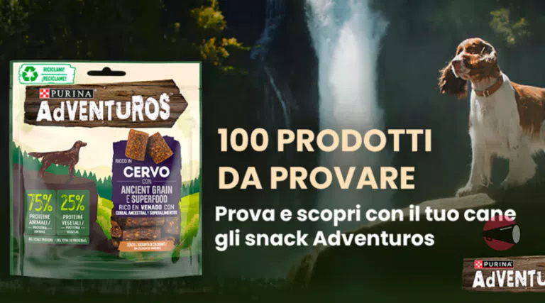 Diventa tester degli snack Purina Adventuros con Wamiz