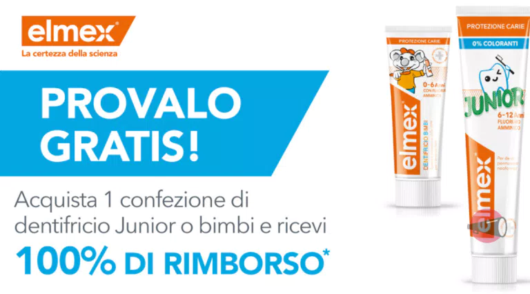 Elmex Junior “Provalo Gratis”: come aderire alla promozione