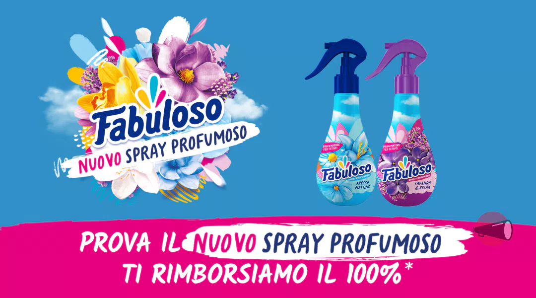 Provami GRATIS Fabuloso “Scopri il nuovo Spray Fabuloso”: come averlo gratis