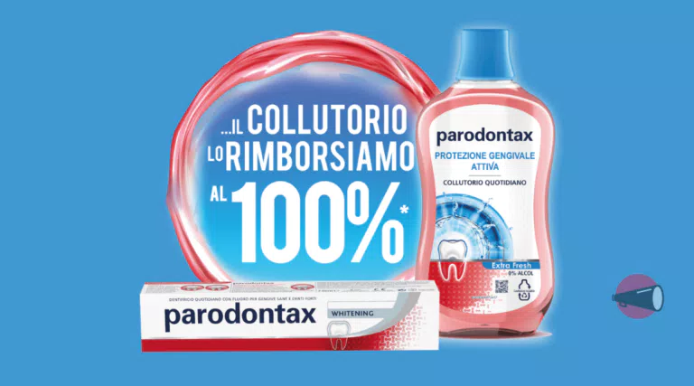 Cashback “Parodontax una protezione completa conviene!”: fatti rimborsare il collutorio!