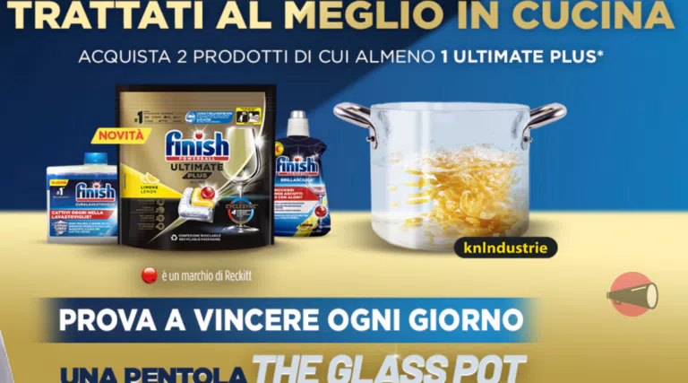 Concorso Finish 2023: vinci una Glass Pot in vetro borosilicato