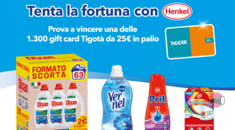 Tenta la fortuna con Henkel - Novembre 2023