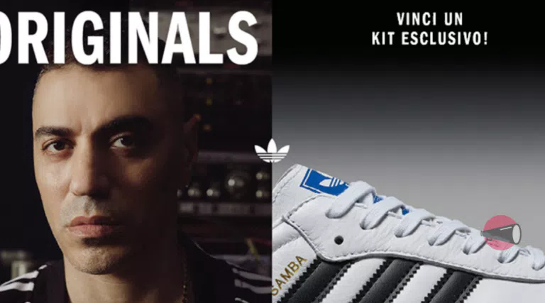 Vinci un kit Adidas Originals autografato da Marracash