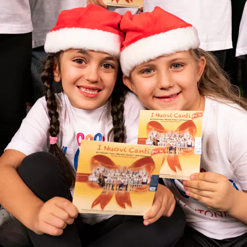 Richiedi il CD con i canti di Natale del Piccolo Coro dell’Antoniano