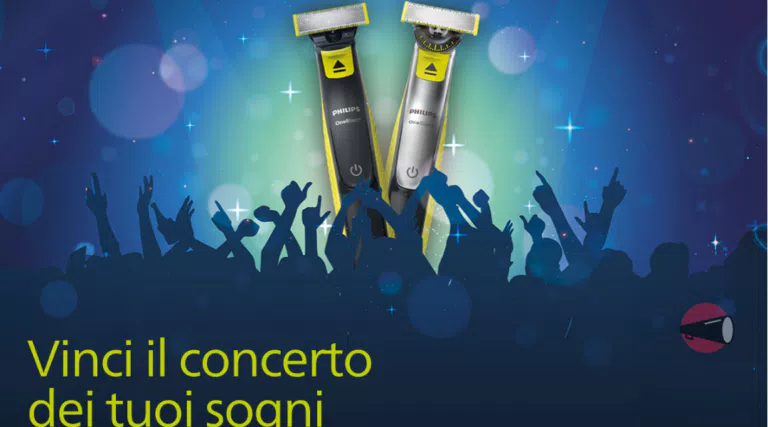 Concorso Philips One Blade: vinci voucher TicketOne