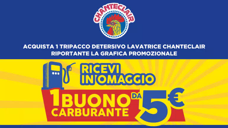 Premio certo Chanteclair: come ricevere buoni carburante da 5€