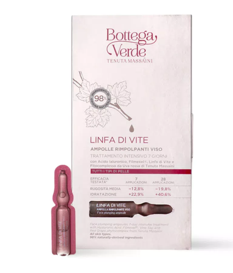 LINFA DI VITE - AMPOLLE RIMPOLPANTI in offerta (-84%)