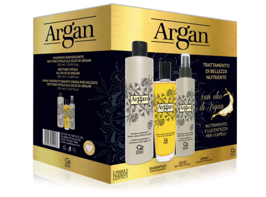 Kit Trattamento di Bellezza Nutriente con olio di argan