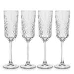 Set 4 flutes vetro Timeless