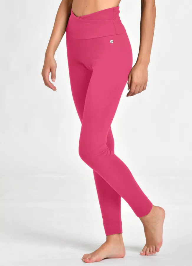 Leggins vita incrociata rosa (-30% di sconto)