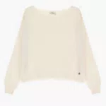 Pullover monocolour con scollo a barca (-50% di sconto)