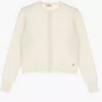 Cardigan girocollo monocolour con bottoni tono su tono (-50% di sconto)
