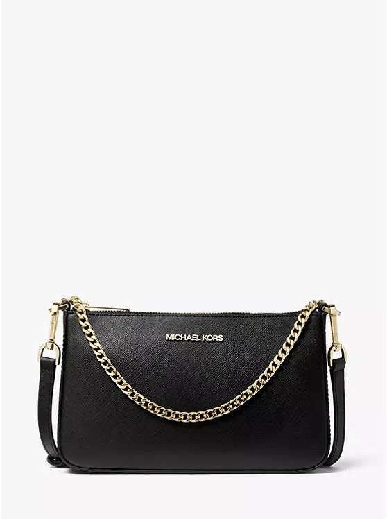 Borsa a tracolla Jet Set media in pelle Saffiano (-50% di sconto)