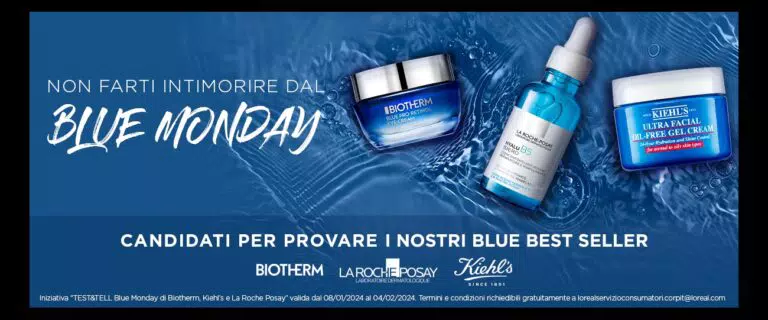 Diventa tester Biotherm , Kiehl’s e La Roche Posay (contorno occhi, siero e crema in gel)