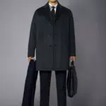 Cappotto classico uomo monopetto misto lana