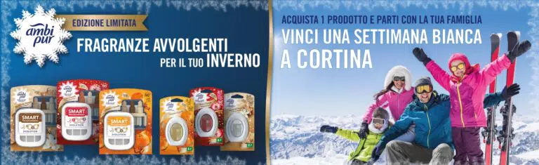 Con Ambipur vinci la montagna: in palio una settimana bianca a Cortina