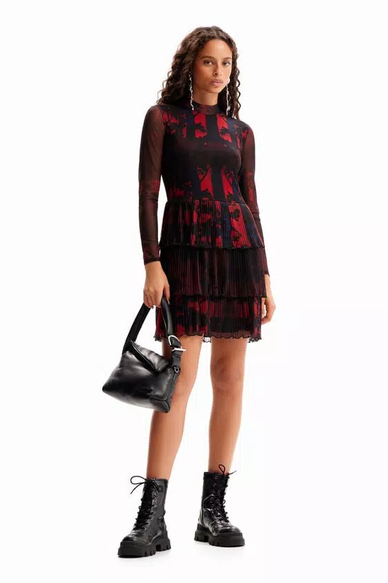Desigual Abito corto plissettato M. Christian Lacroix