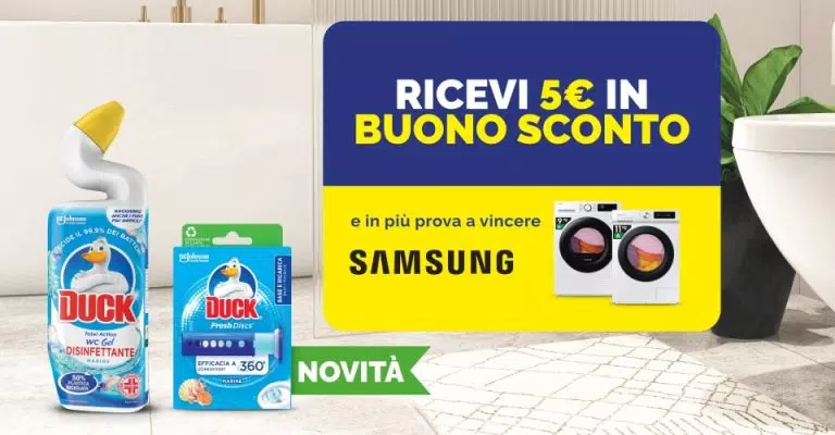 Concorso Duck e Tigotà: ricevi 5 euro di rimborso in buoni sconto