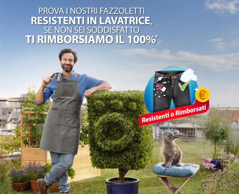 Cashback Fazzoletti Tempo “Resistenti o Rimborsati”