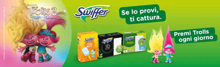 Come partecipare al concorso Swiffer Trolls