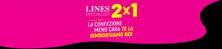 Cashback “Lines Specialist – Due per uno”