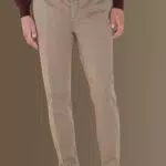 Pantalone classico chino twill elasticizzato