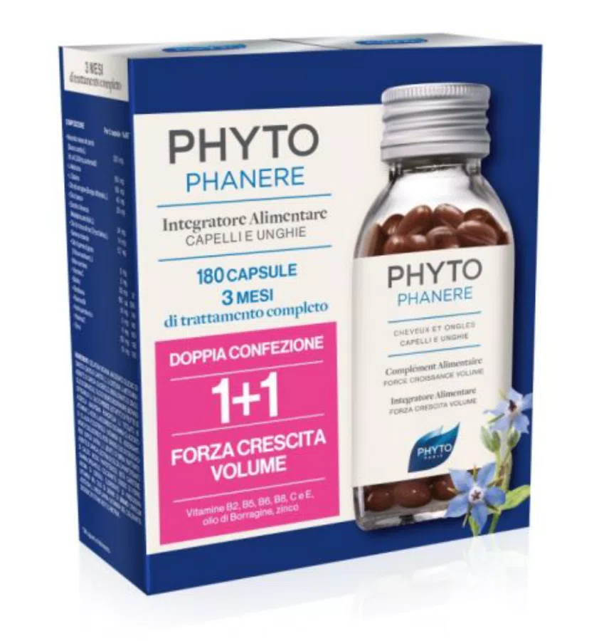 Phytophanere integratore alimentare capelli/unghie 90+90 capsule