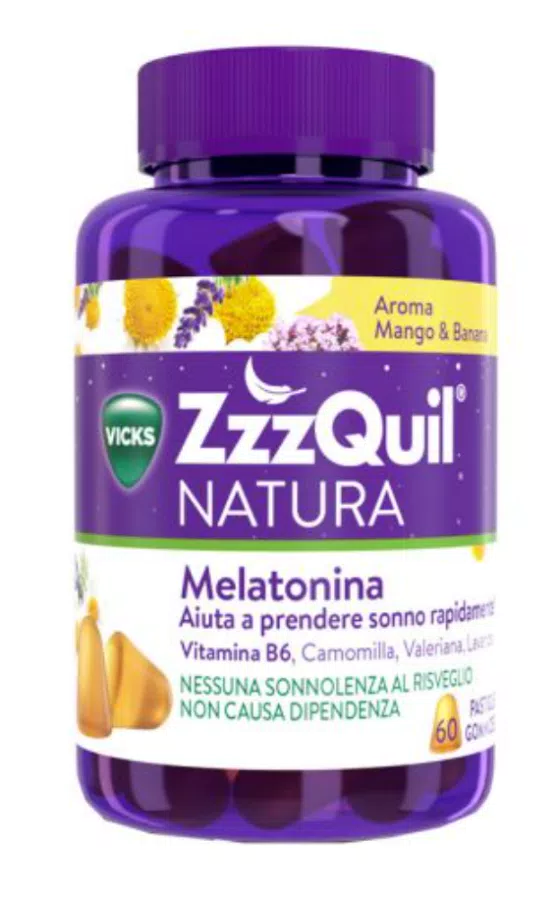 Zzzquil natura mango & banana 60 pastiglie gommose