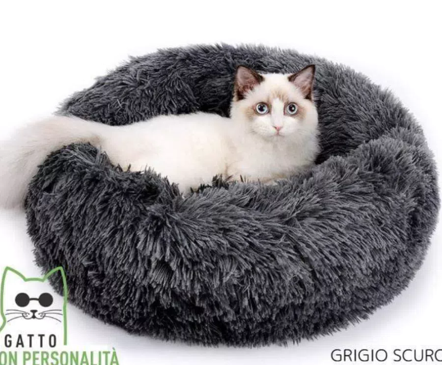 Cuscino Nuvola - Cuccia per Gatti / Cani - Morbida e Pelosa