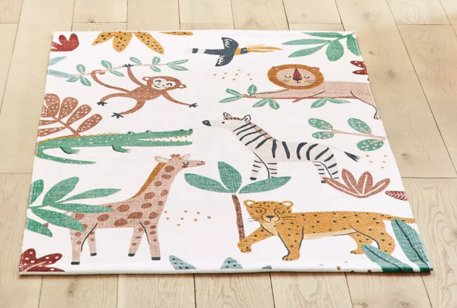 Tappeto bambino animali, Junglito (-50% di sconto)