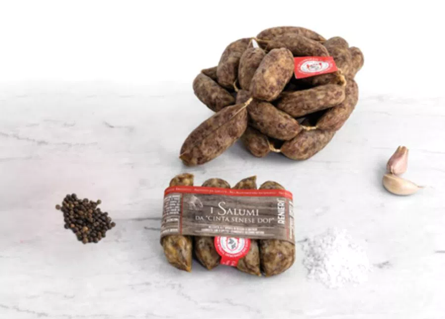 Salsicce di Cinta Senese DOP Renieri (-21% di sconto)