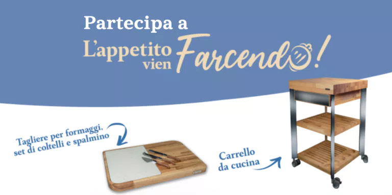 Concorso Mulino Bianco “L’appetito vien farcendo”: vinci 100 set di carrello, tagliere, utensili