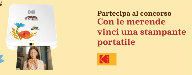 Concorso Mulino Bianco Merende 2024: vinci stampanti portatili Kodak Step Slim