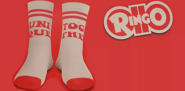 Calzini firmati A-More omaggio con Ringo