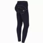 Jeans WR.UP® in denim navetta con vita alta e lunghezza 7/8
