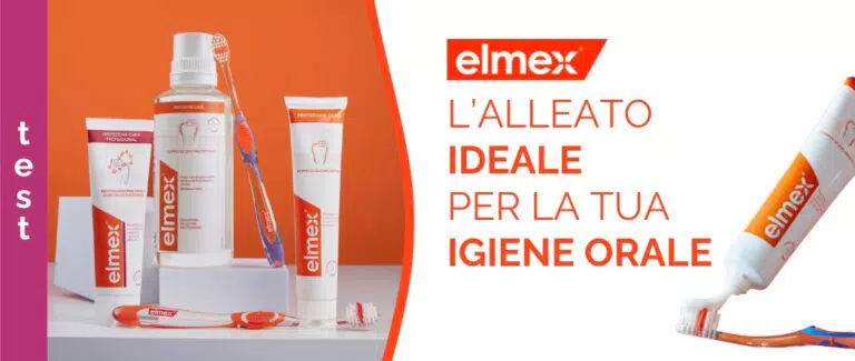 Diventa tester Elmex: gratis dentifricio, collutorio, spazzolino