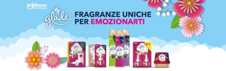 Cashback Glade “Fragranze uniche per emozionarti”: spedi 10€ ricevi 5€