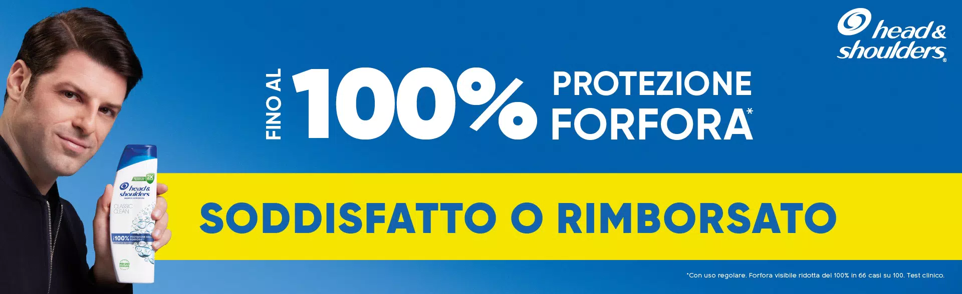 Head & Shoulders ti rimborsa: 100% ti rimborso se non sei soddisfatto