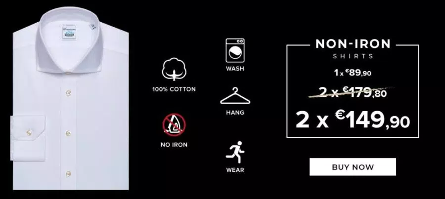 Offerta Esclusiva Camicissima: Camicie Non Iron!