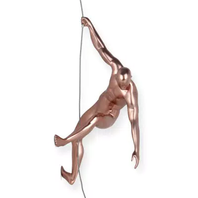 PE3118EC - Scalatore 2 rame scultura in resina