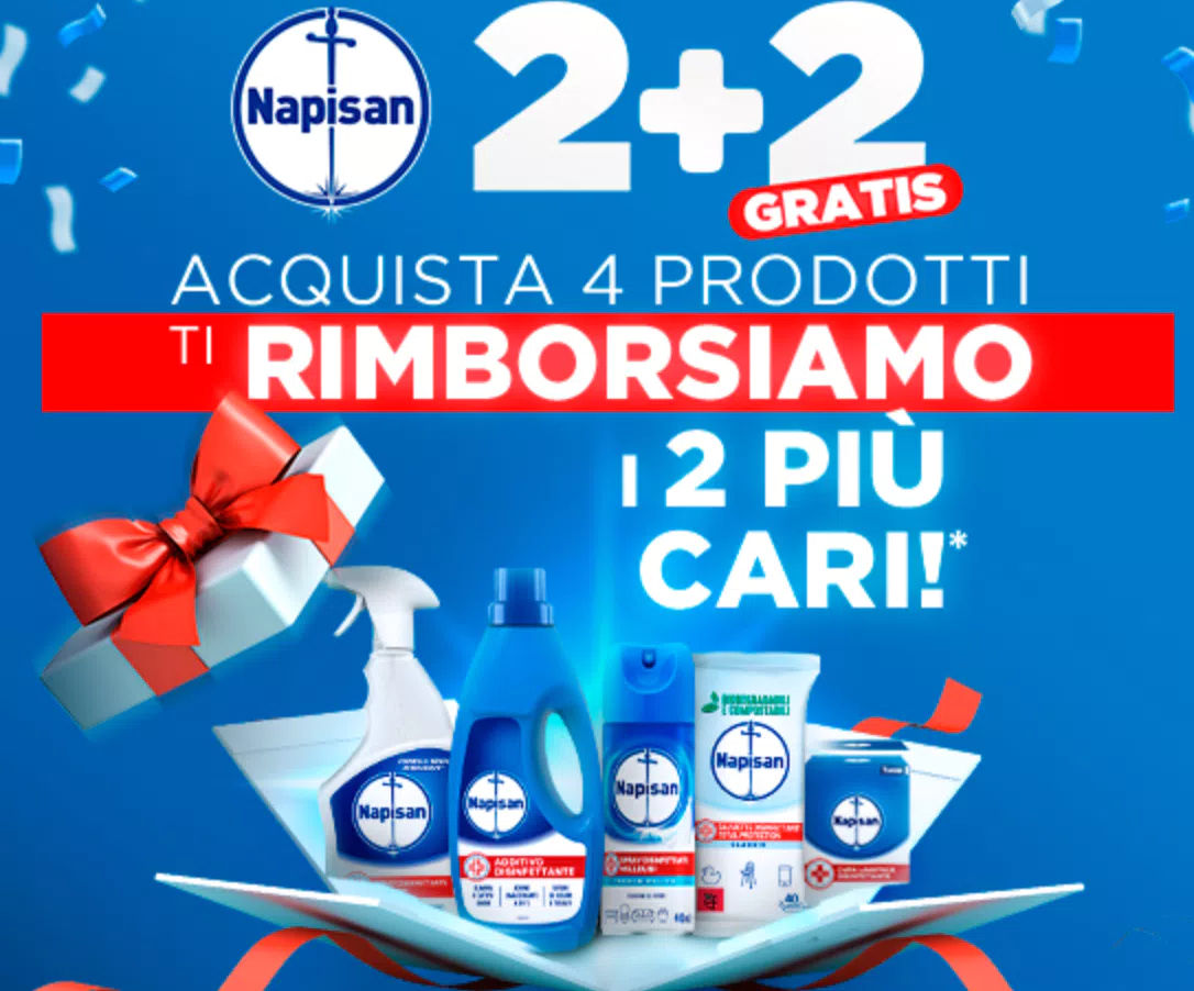 “Napisan ti rimborsa”: 2+2 gratis