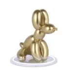 SNL2830EG - Cane Palloncino Seduto oro metallizzato lampada led da comodino