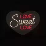 WLP015A - Scritta led Love Sweet Love
